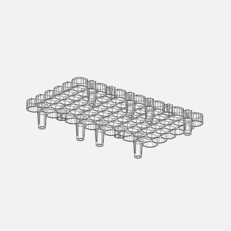 Caja de batería de soporte de malla de alta resistencia MGMM-002 para bicicleta electrónica